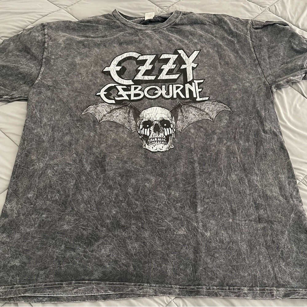 Blank NYC Charcoal Graphic Tee Ozzy Osbourne